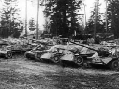 Jagdpanzers IV wrecks