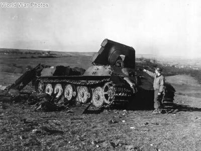Destroyed Jagdtiger Fgst.Nr. 305024 „134” of s.Pz.Jg.Abt. 653, Rimling 1945