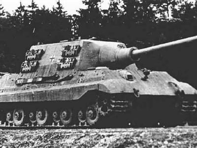 Jagdtiger with Porsche suspension