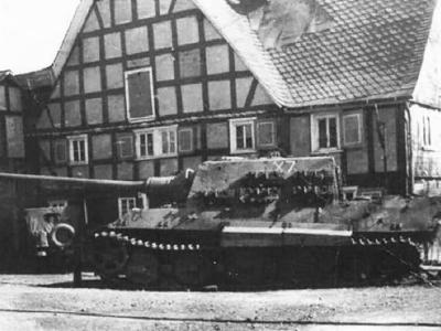 Jagdtiger code X7 of the schwere Panzerjager Abteilung 512