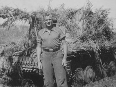 Camouflaged Marder II
