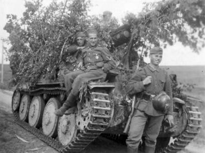 Camouflaged Panzerjager Marder III