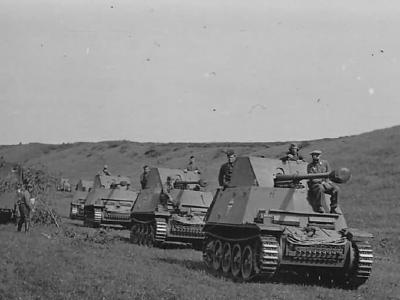 German Tank Destroyer 7,62cm PaK 36(r) Panzerjager Marder II Sd.Kfz .132