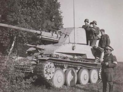 Marder III during field trials 32