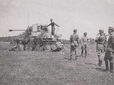 Marder III during field trials 35
