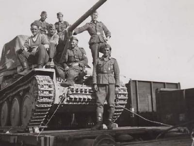 Marder III 36 train transport