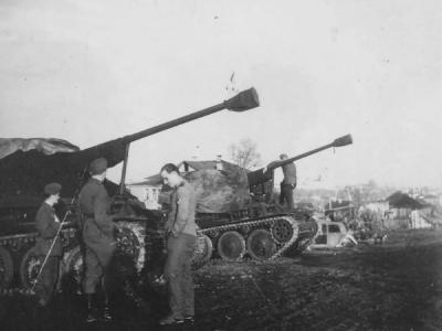 Panzerjager Marder III tank destroyers
