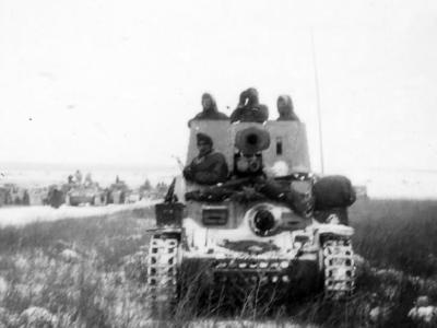 tank destroyer Marder III winter