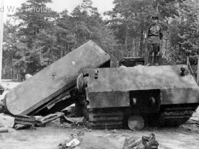 Destroyed 2nd Maus 1945