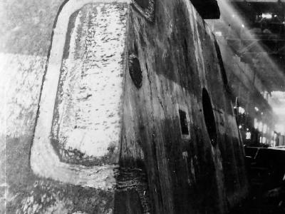 Maus turret at the Krupp factory in Essen, 1945