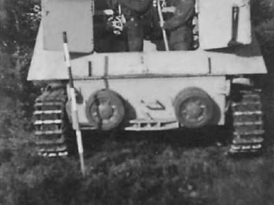Panzerjager Nashorn rear view