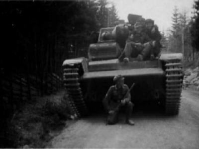 Panzerkampfwagen Neubaufahrzeug front view