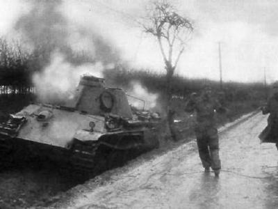 German Panther and POW