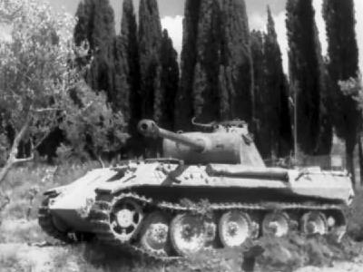 German Panther tank Italy 1944 3