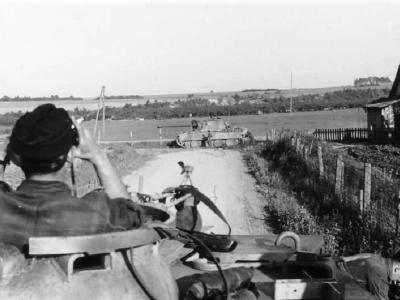 German Panther tank turret east front