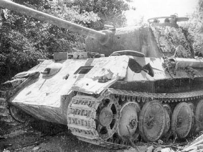 Panther ausf A destroyed
