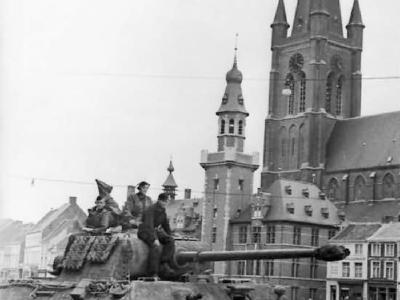 Panther in Belgium 1 Panzer SS Division