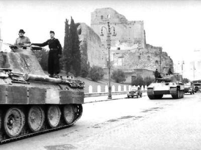 Panther number 215 of the Panzer-Regiment 4 Italy