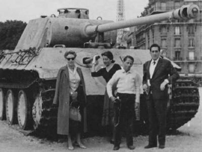 Panther tank in Paris France