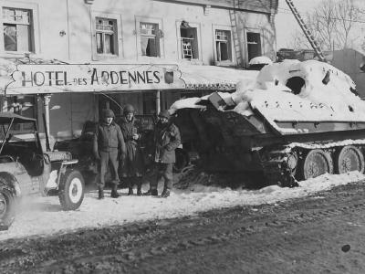 Abandoned Panther Ausf G Ardennes
