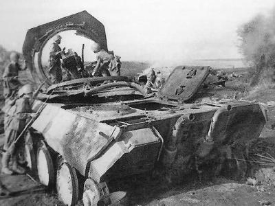 Destroyed Panther number 512 Kursk Eastern Front