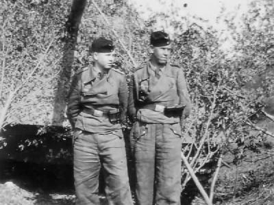 Panther and crew 1944 Hungary