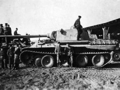 Panther Ausf D tank Ostpreussen 1944