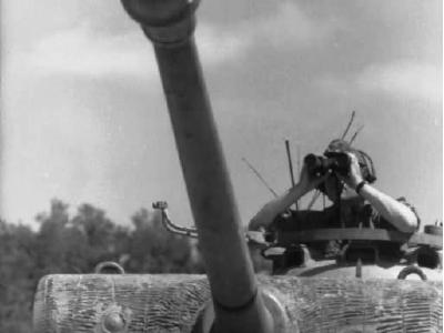 Panther tank commander Italy