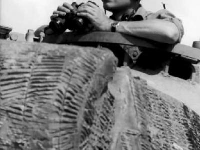 Panther tank commander
