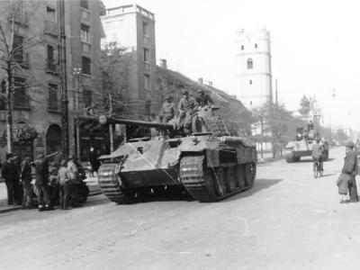 Panther tank in Hungary