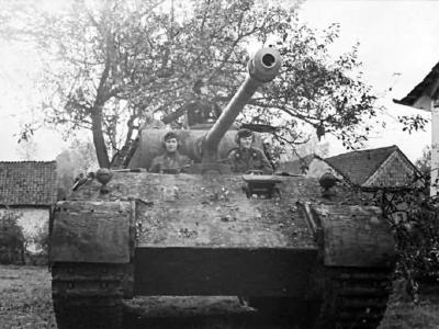 Panther tank in North France