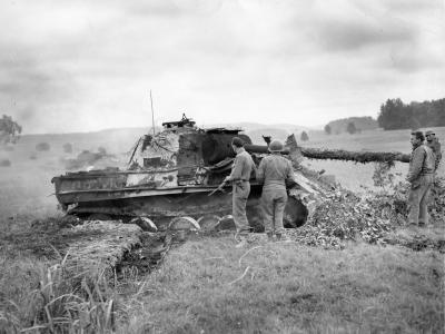 Panther tank near Autrey France 1944