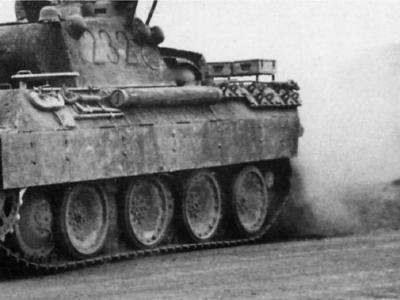 Panther tank number 232