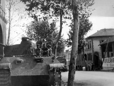 Panther tank number 412 France