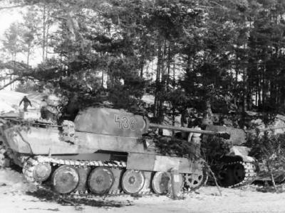 Panther tank number 438 east front