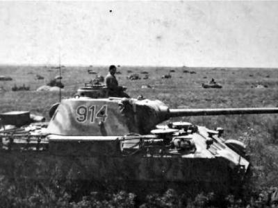 Panther Ausf D tank number 914, 1943
