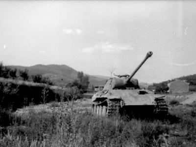 Panther tank ww2 Italy