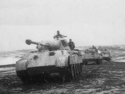 Panther tanks Eastern front Winter