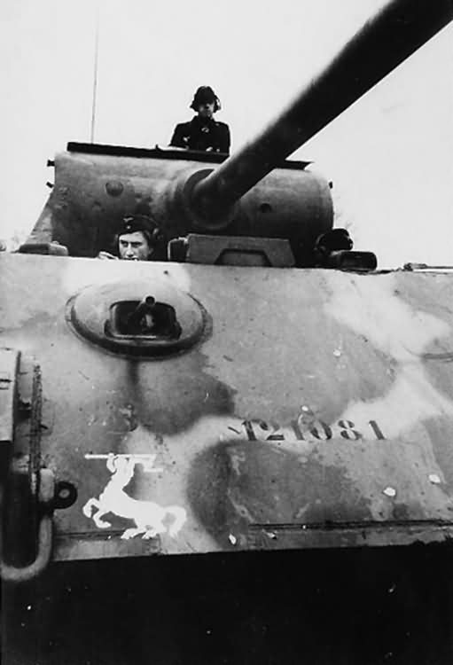Panzer V Panther Ausf G of Fallschirm Panzerkorps Hermann Goring
