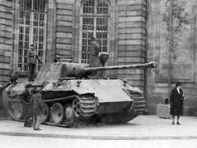 PzKpfw V Panther tank Palais Rohan, Strasbourg