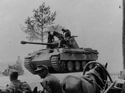 Tank Panther Ausf A of the 3rd SS Panzer Division Totenkopf Poland 1944