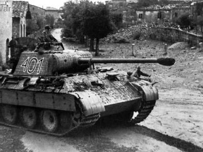 Tank Panther Ausf A 401 of the Panzer-Regiment 4, Italy Summer 1944