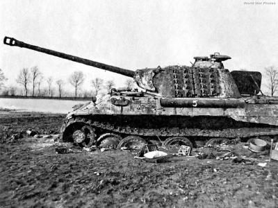 Destroyed Panther Ausf A