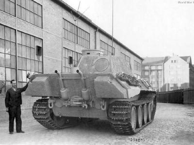 Panther Ausf D with zimmerit