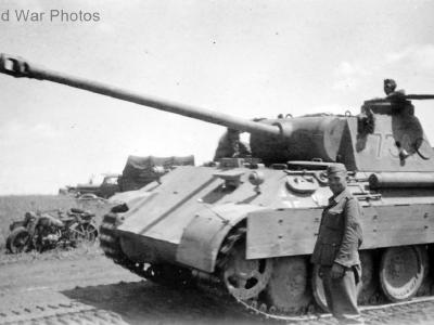 Panther Ausf D 734 of the Panzer Grenadier Division Großdeutschland 1943