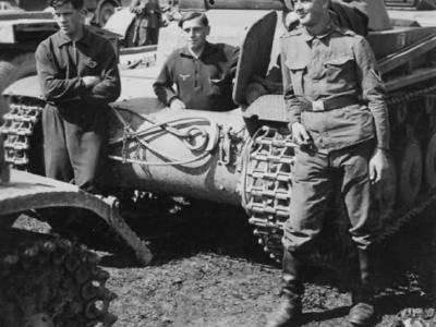 German light tank Panzer II 4