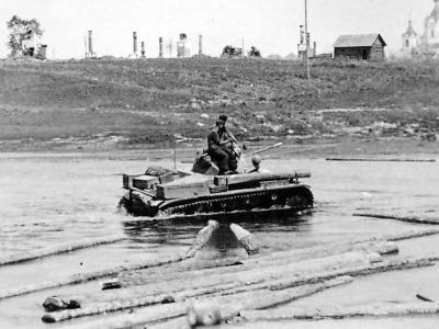 Panzer 2 tank fording