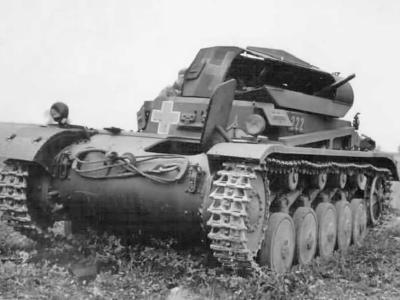 Panzer II 222 September1939 Poland Mokra