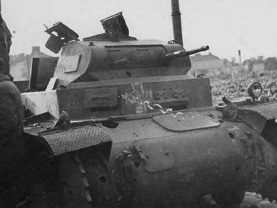 Panzer II destroyed in Poland 1939