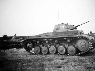 Panzer II number 114
